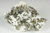 Sparkling Pyrite, Calcite and Quartz Association - Peru #187374-1